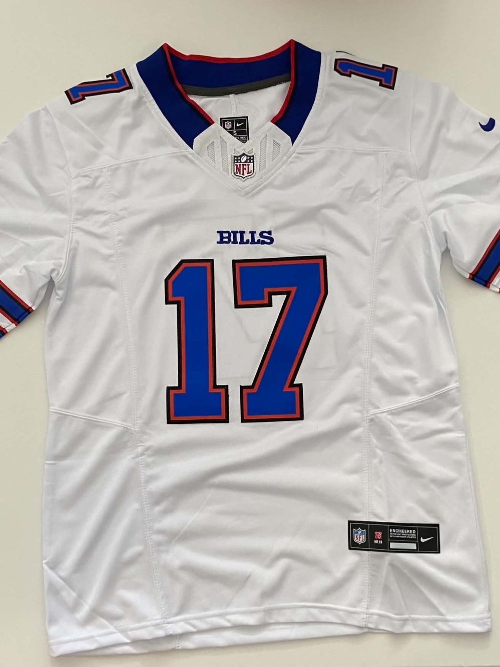 Buffalo Bills #17 Josh Allen White Jersey Size S To 2XL